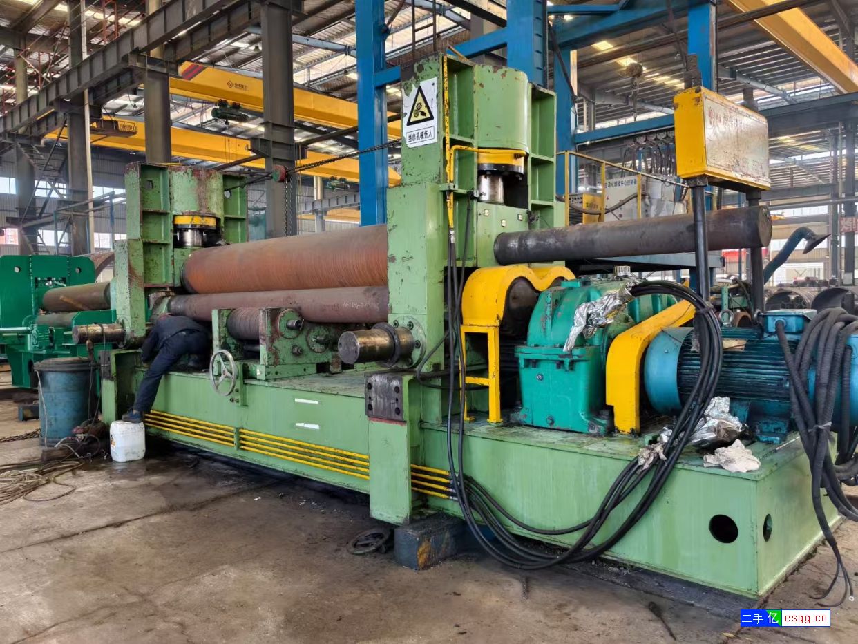 出售出租二手40X3500液压上辊卷板机 带预弯功-1