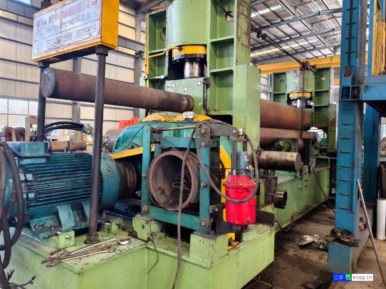 出售出租二手40X3500液压上辊卷板机 带预弯功-2