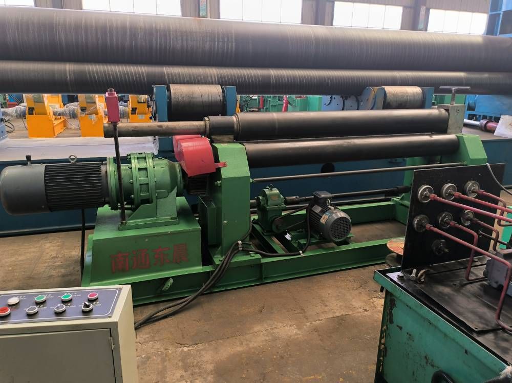 8x1500机械卷板机9成新小型三辊卷圆机-1