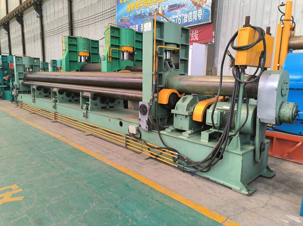 二手卷板机8x7200液压卷板机江苏春秋重型产-2