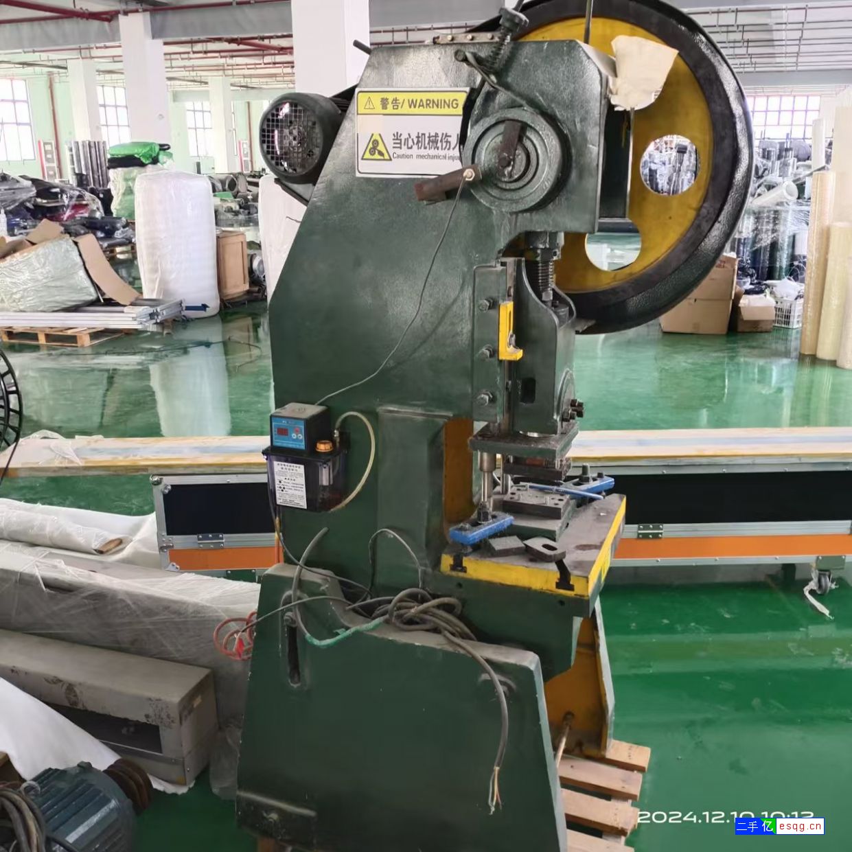 闲置转二手压力机设备1台/立式建筑板材冲床机-2