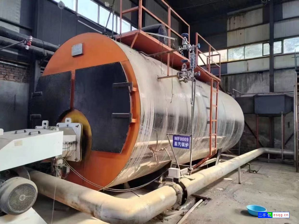 转让9成新河北宏泽锅炉厂生产的十吨燃气蒸汽锅炉-1
