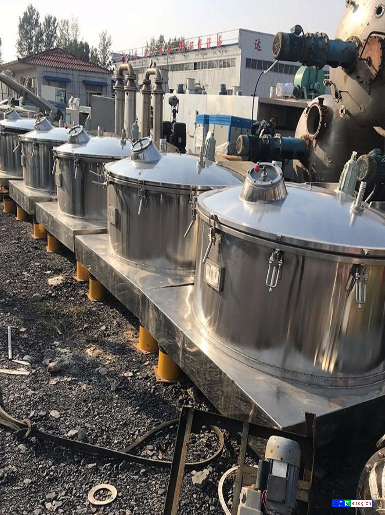 转让二手不锈钢平板离心机-2