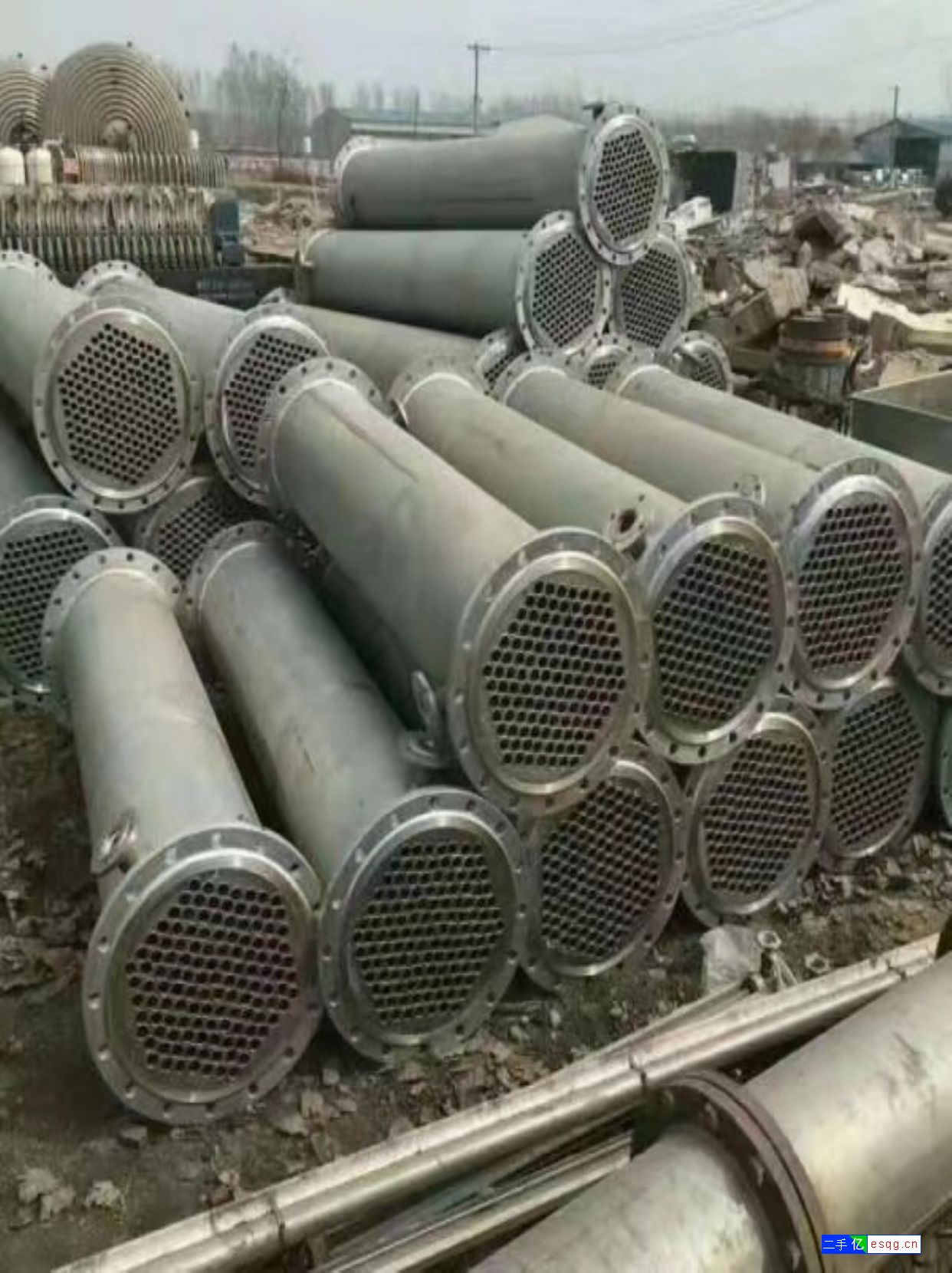 转让二手304列管式冷凝器-3