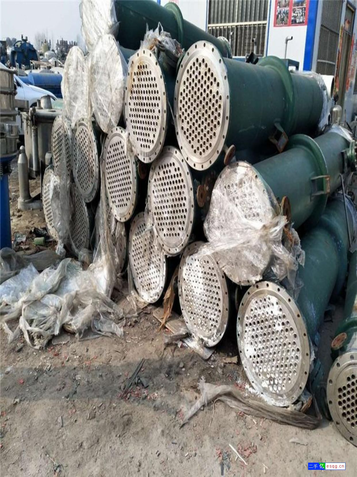 转让二手304列管式冷凝器-2