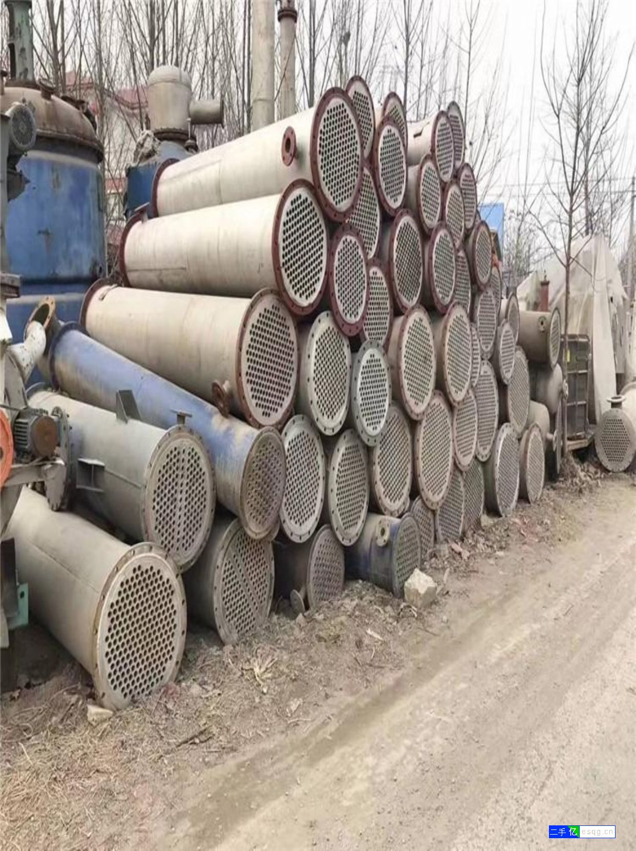 转让二手304不锈钢列管冷凝器-2