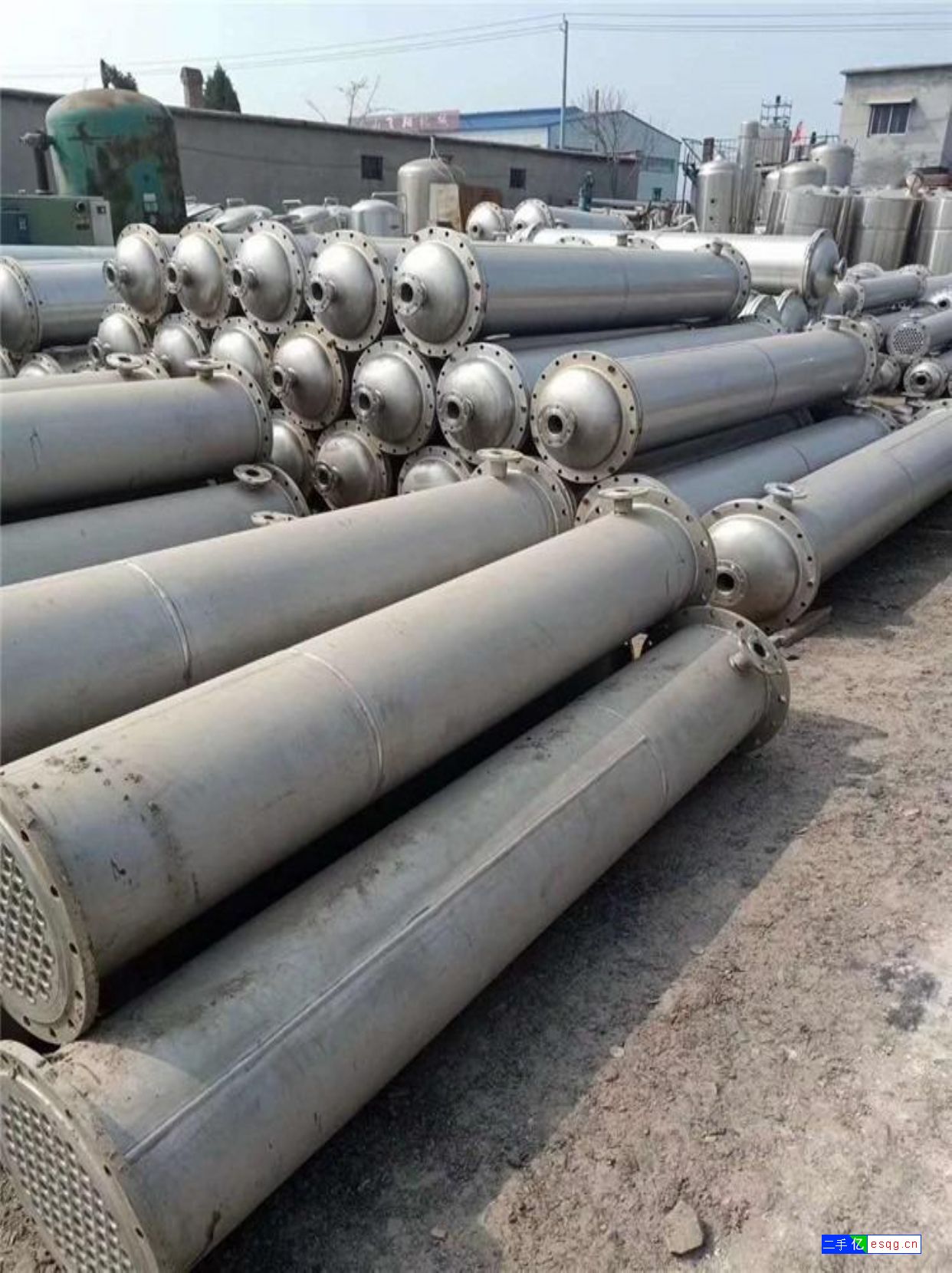 转让二手304列管式冷凝器-1