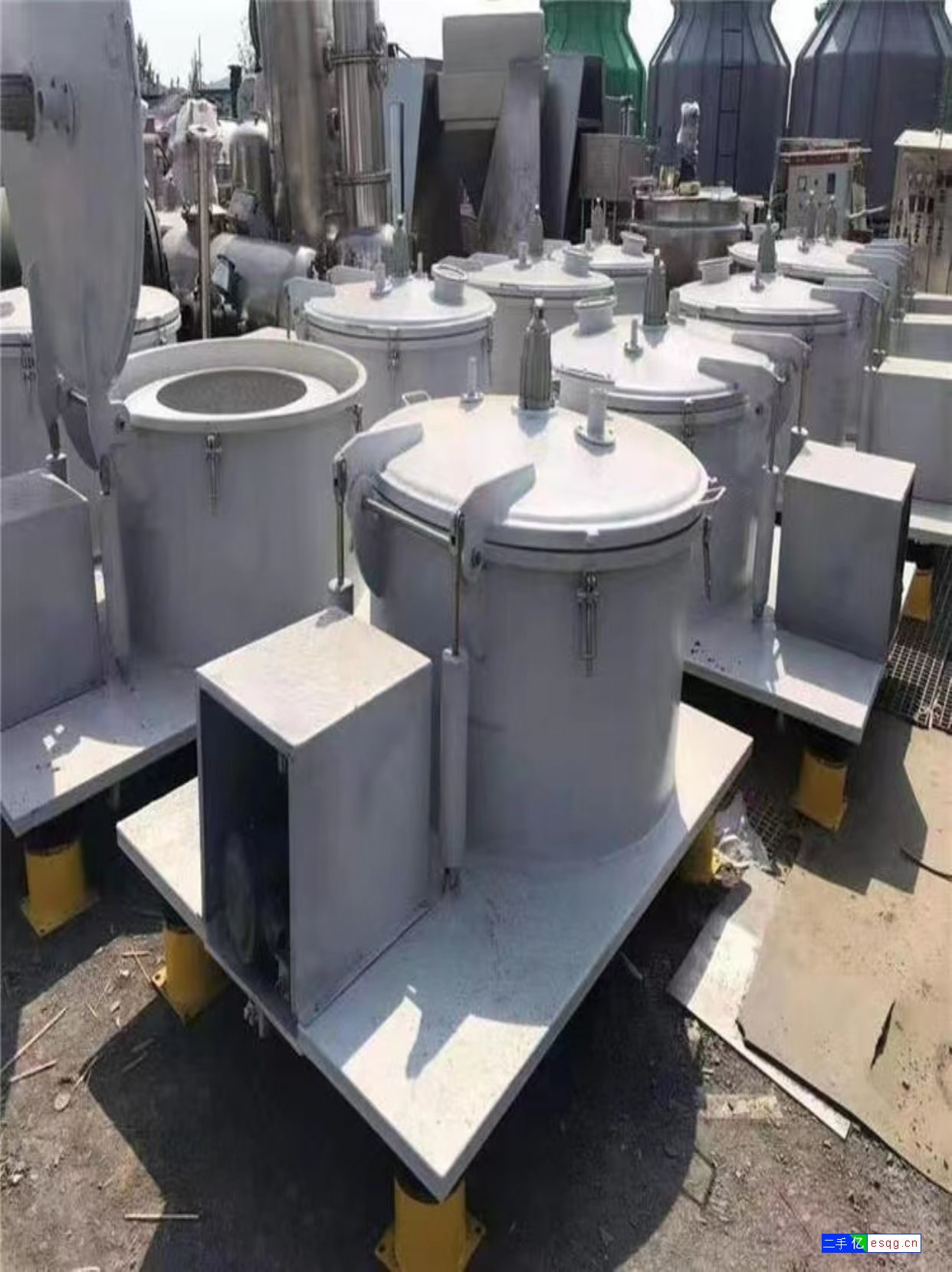 转让二手不锈钢平板离心机-3