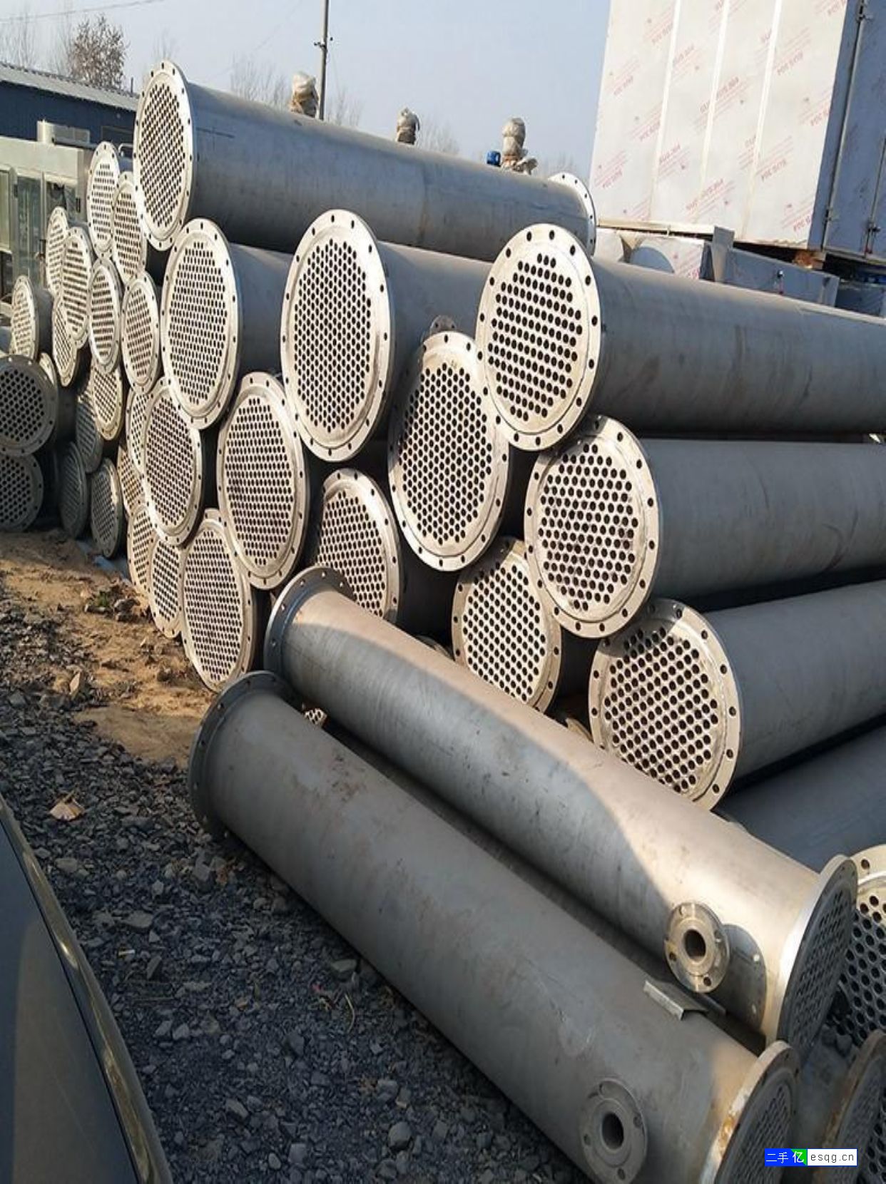 转让二手304不锈钢列管冷凝器-1