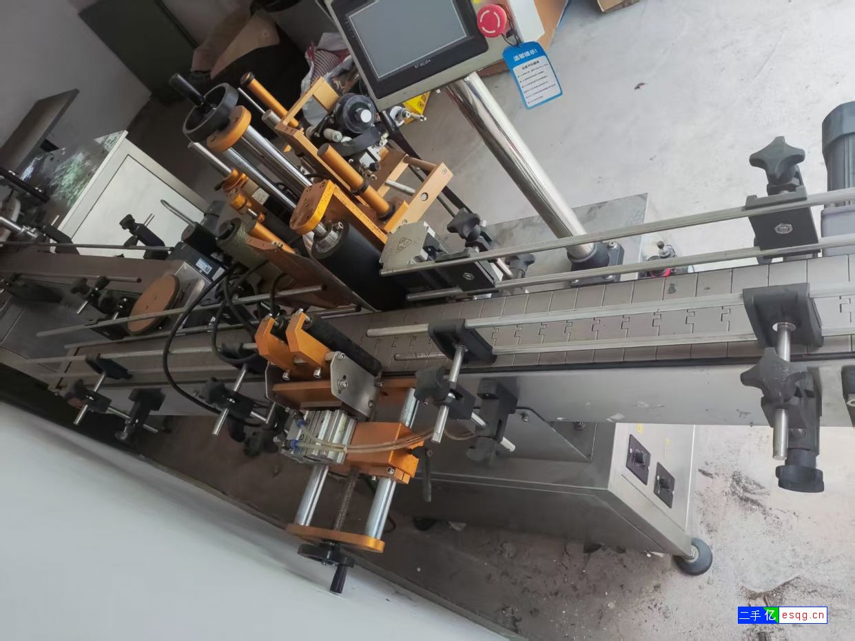 转让9成新全自动罐装封口机和去自动贴标机-2