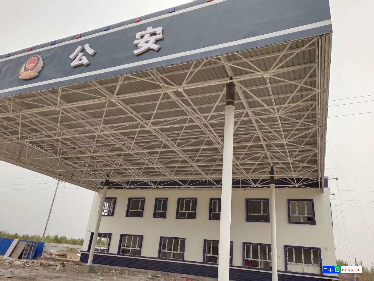 加油站钢结构网架雨棚 收费站罩棚大棚-3