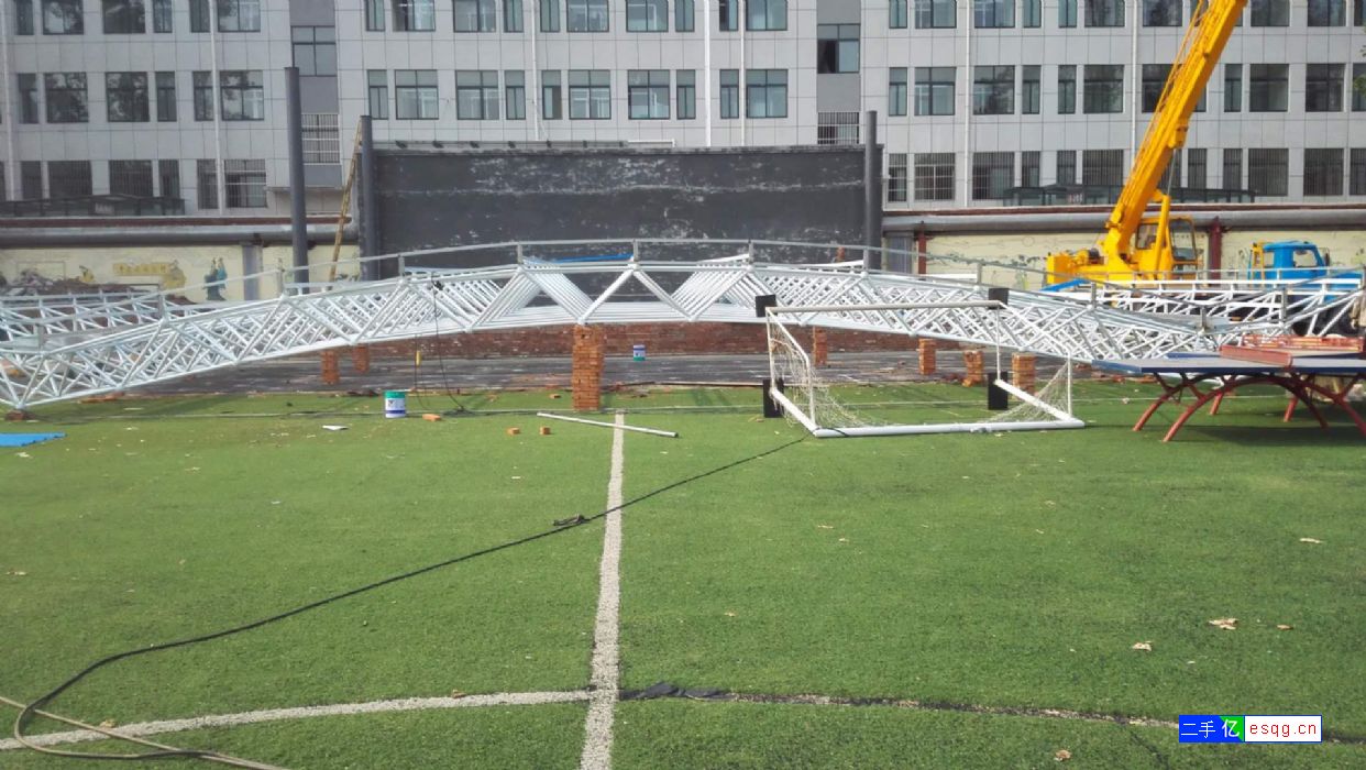 加油站钢结构网架雨棚 收费站罩棚大棚-2