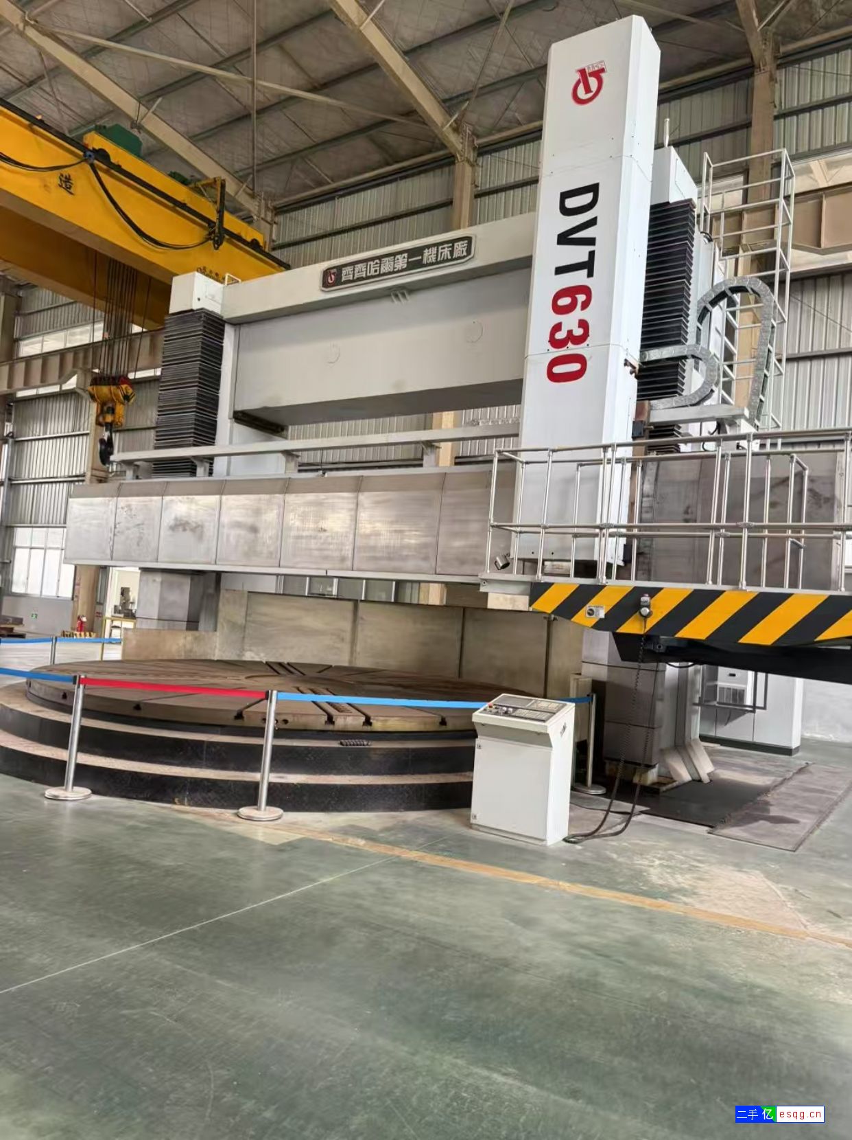 齐重6.3米数控双柱立式车床型号DVT630✖35-1