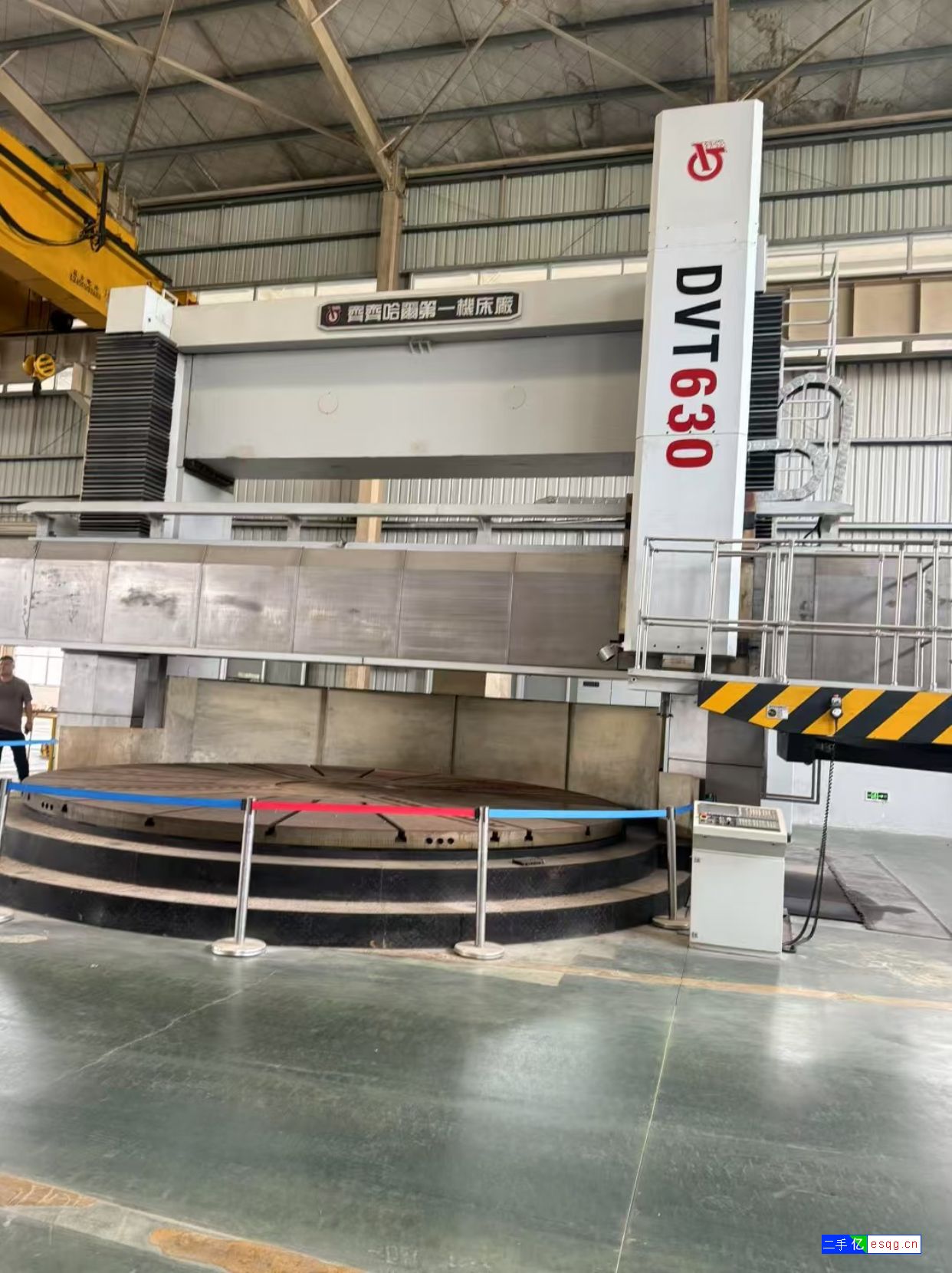齐重6.3米数控双柱立式车床型号DVT630✖35-2