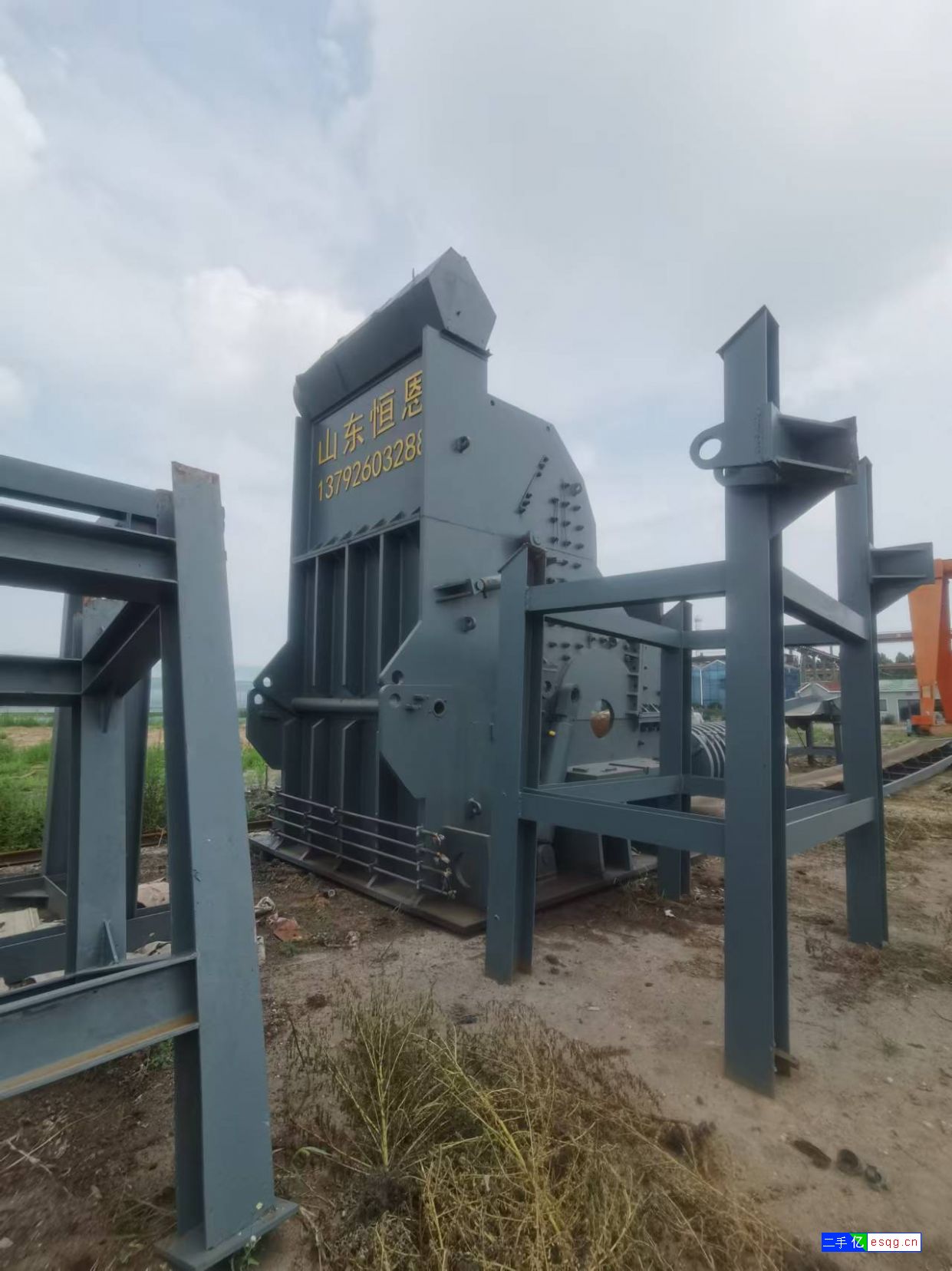 9成新废钢破碎机1台-2