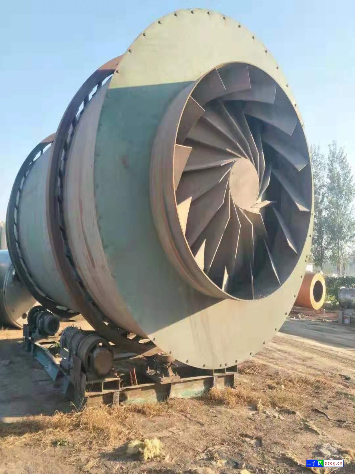 长期出售二手时产50吨河沙 黄沙烘干机全套设备-1