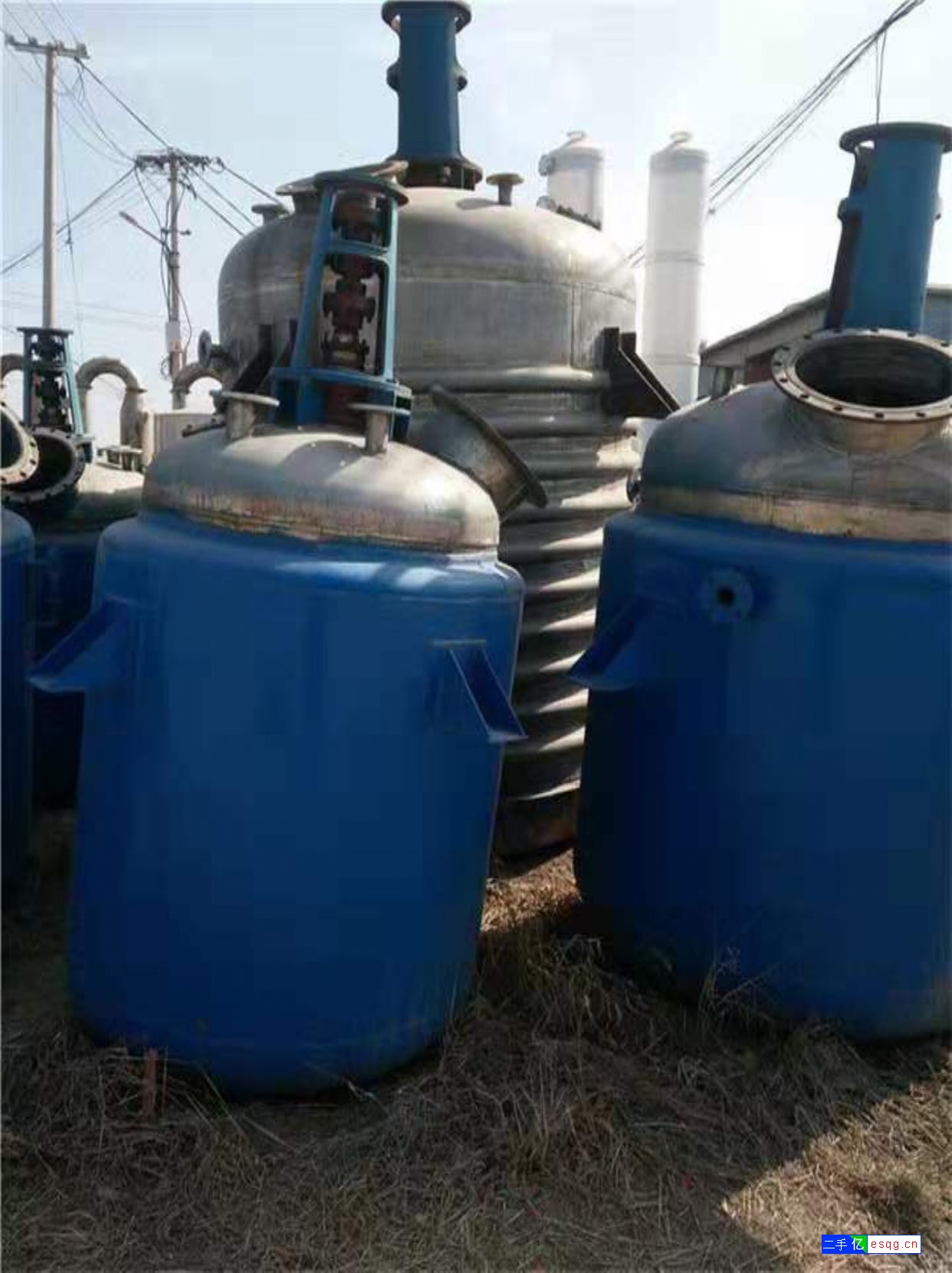 转让9成新二手不锈钢反应釜-1