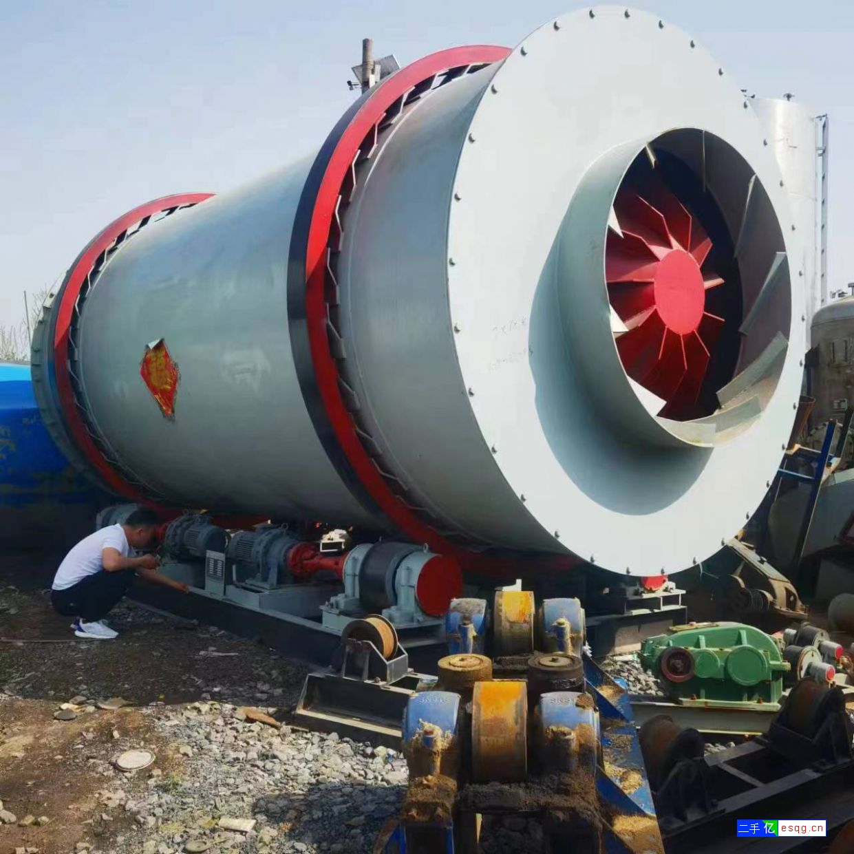 转让9成新二手三筒烘干机-1