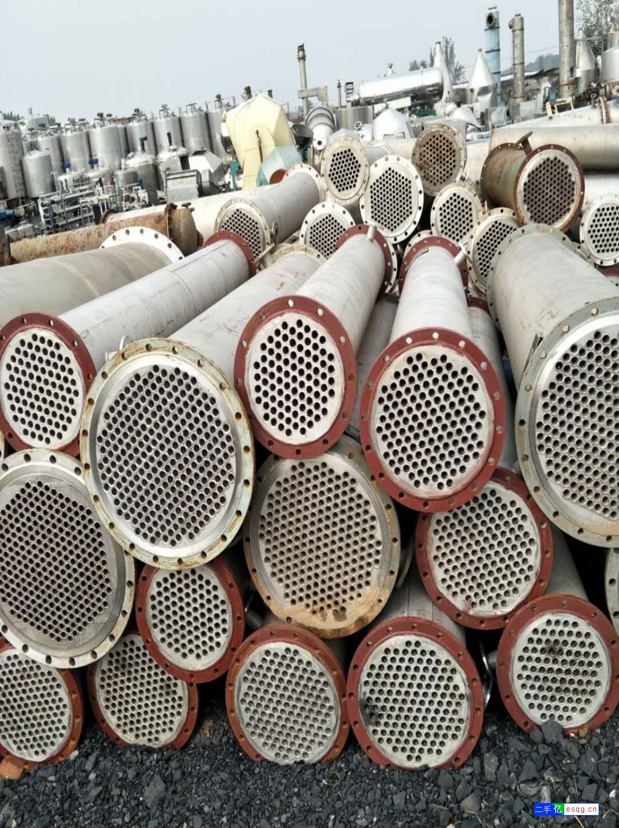 转让9成新二手不锈钢冷凝器-2