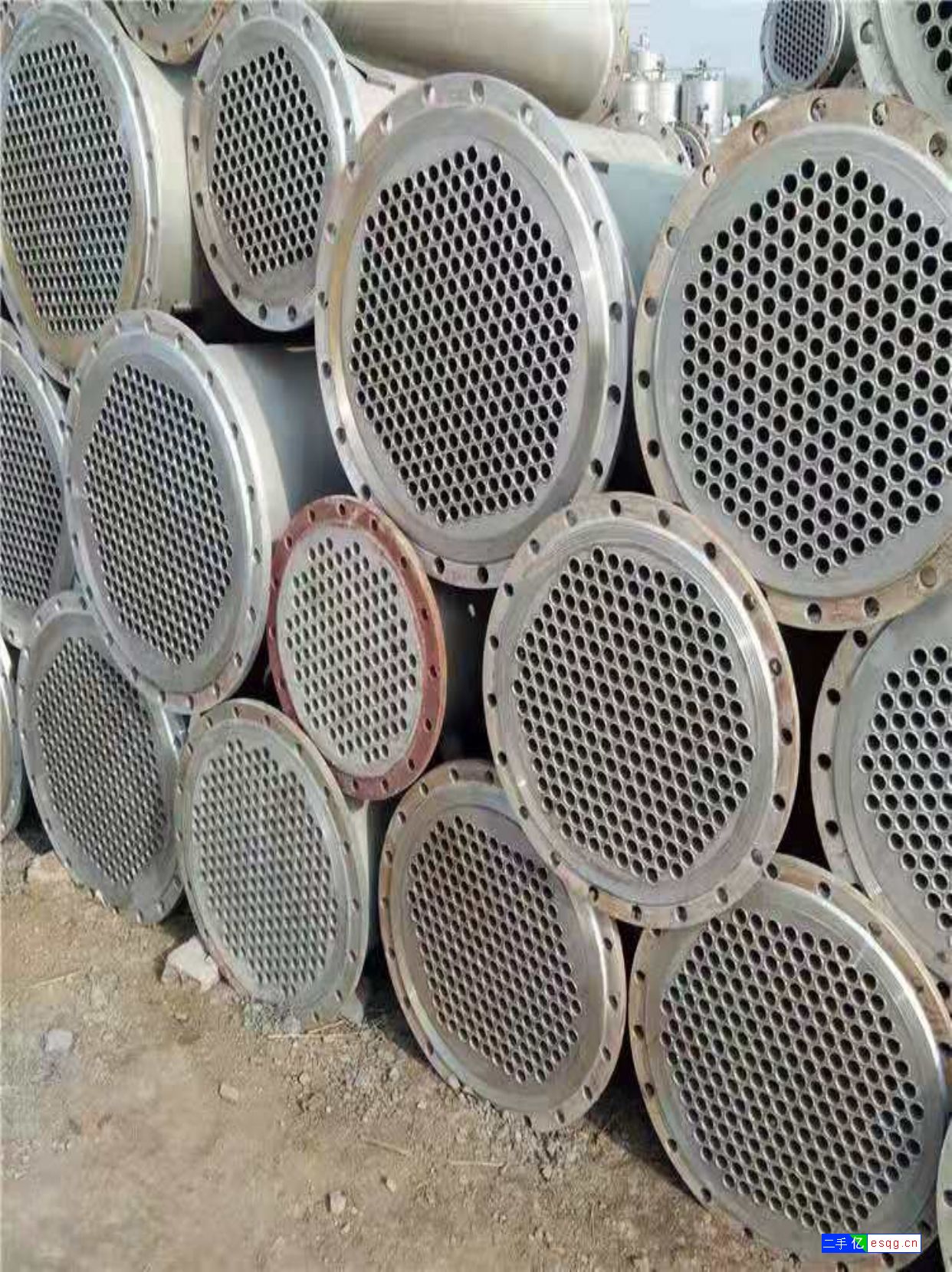 转让9成新二手不锈钢冷凝器-1