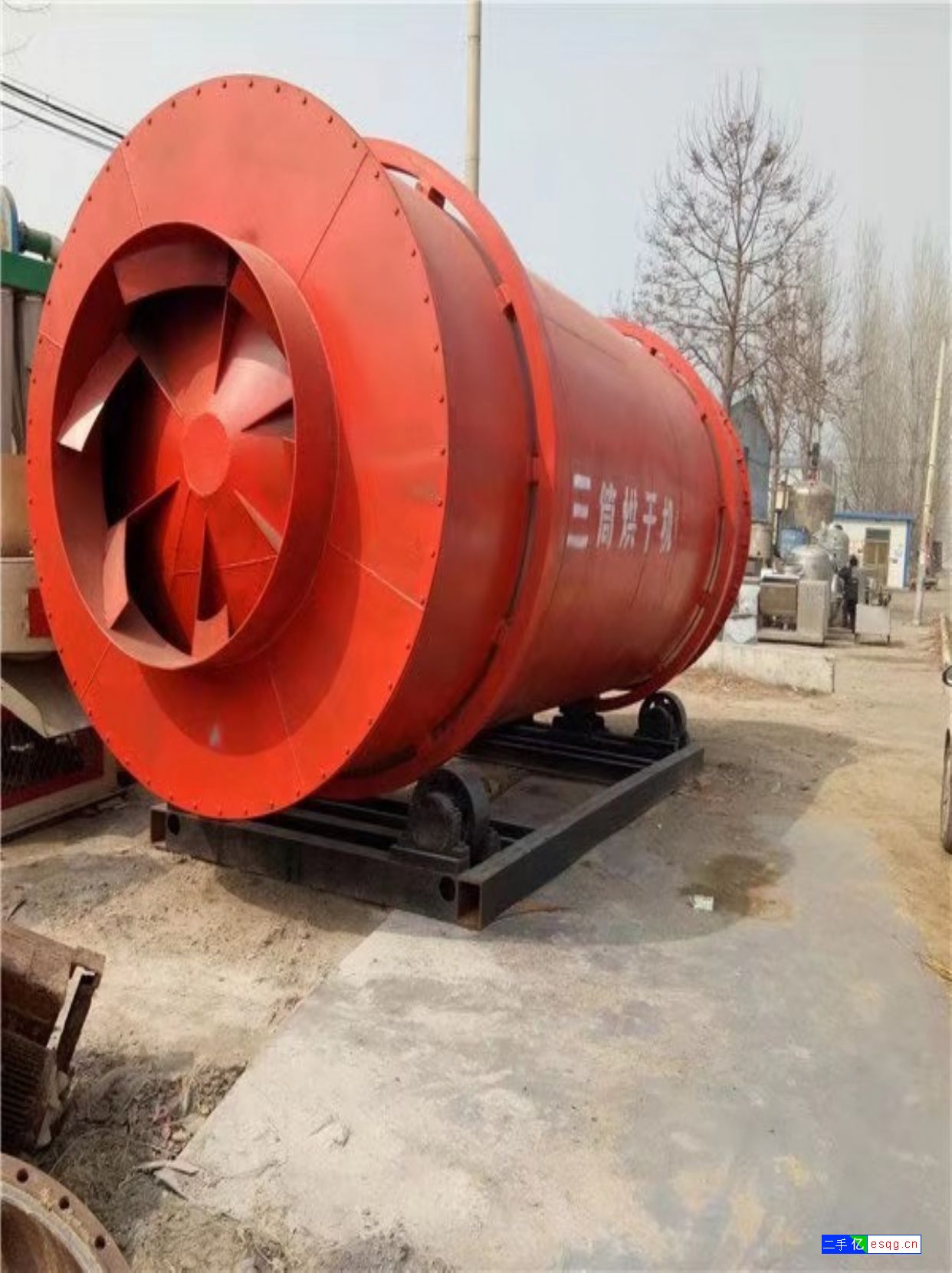 长期出售二手时产50吨河沙 黄沙烘干机全套设备-2