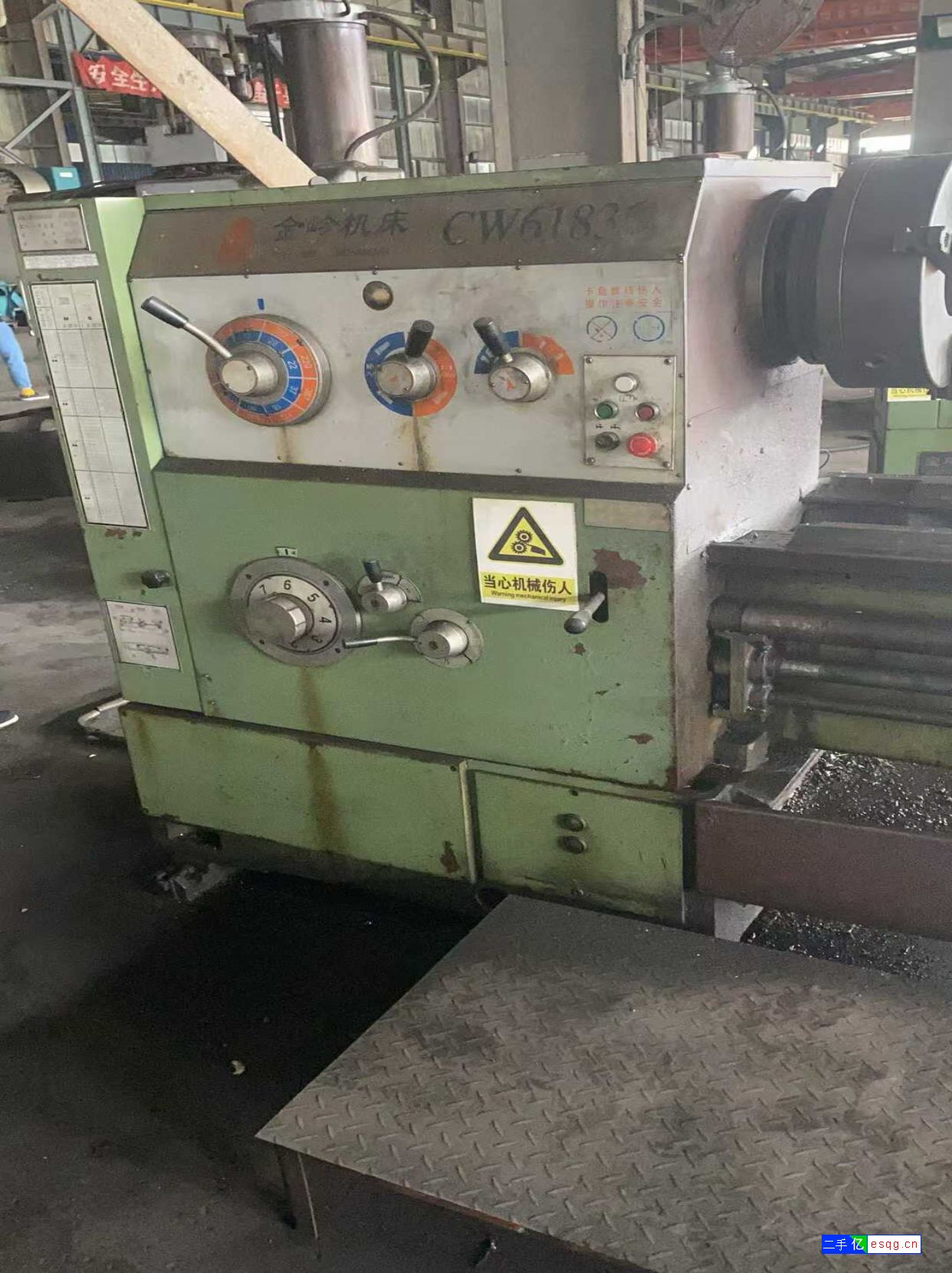 出售长沙6183 x4.5米大车床！主轴孔135-1