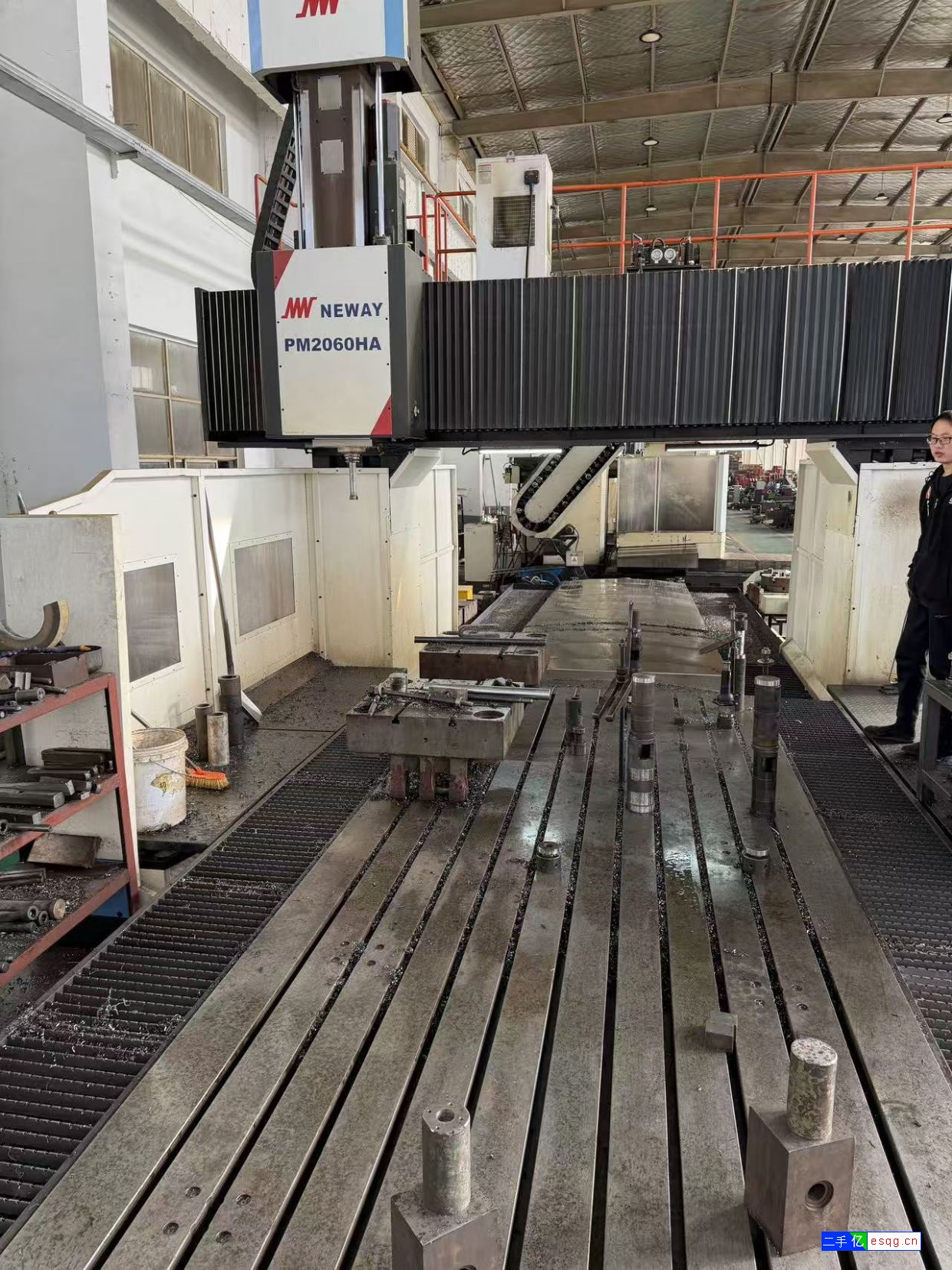 纽威22年6033龙门加工中心，工作台2X6米-2