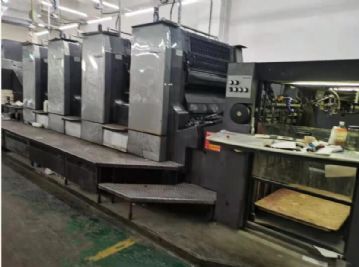 二手海德堡对开四色胶印机转让