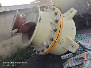 山东枣庄出售二手河北重威圆锥破碎机GP5