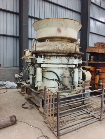 山东枣庄出售二手圆锥破碎机，型号齐全
