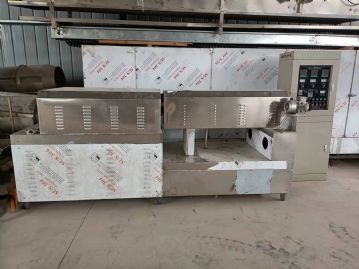 转让65型双螺杆膨化机二手狗猫粮膨化机 