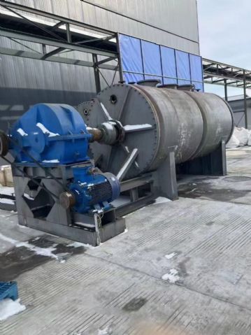 转让二手真空耙式干燥机 二手5立方真空干