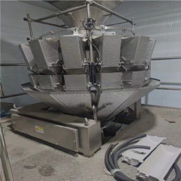 出售二手420型多头秤海鲜全自动包装机薯