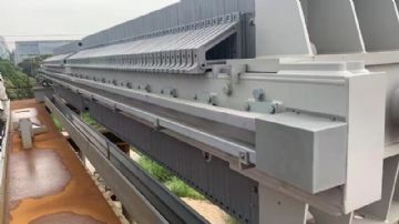 出售二手景津500平方隔膜压滤机 19年