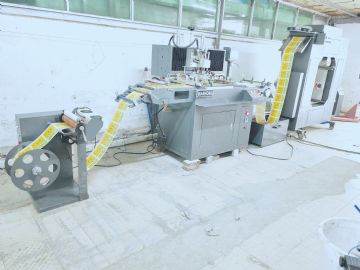 转让二手万鸿320高速全自动卷对卷丝网印