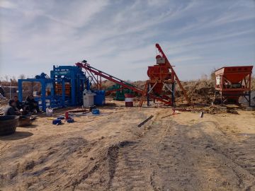 二手6－15全自动水泥砖机