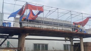 250平方厢式压滤机自动程控拉板现货出售