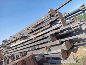 长期供应H型钢 二手钢结构 车棚 二手钢