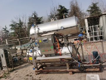 二手双层不锈钢杀菌锅  0.57立方杀菌