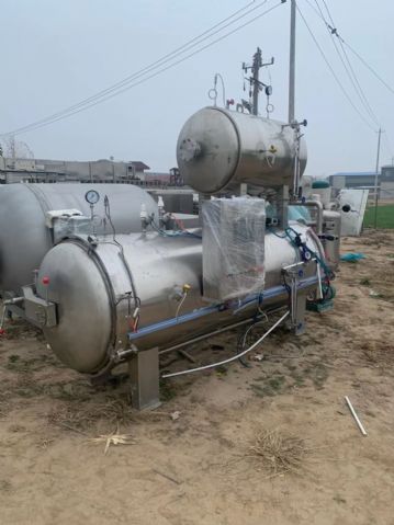 转让二手不锈钢双层电加热杀菌锅0.55立