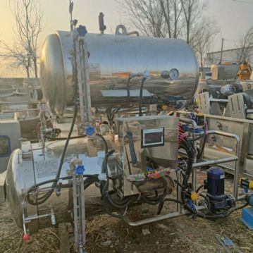 转让处理二手精品不锈钢双层杀菌锅