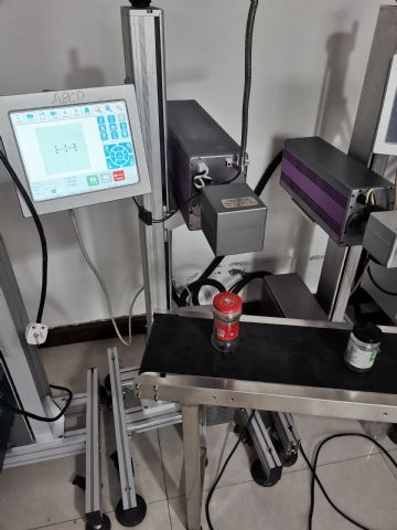 转让二手高速激光打码机喷码机