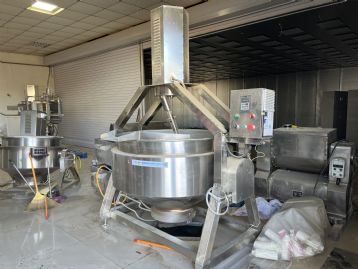 使用不多的燃气行星搅拌夹层锅多台