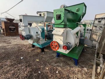 转让九成新二手颗粒机、420生物质颗粒机