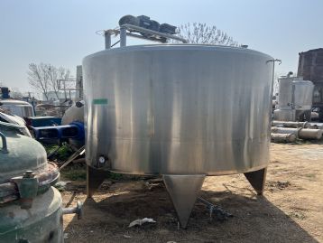 供应5吨双层保温罐 乳品加热搅拌罐