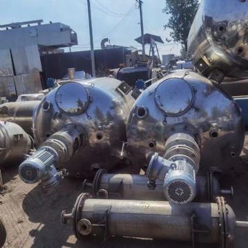 转让9成新3立方醇沉罐 二手不锈钢反应釜