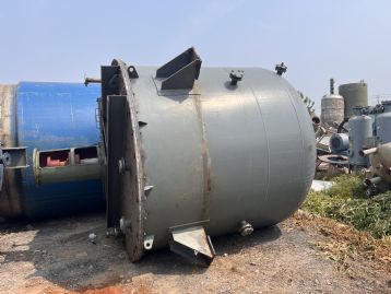 供应二手衬塑搅拌罐 10吨内盘管搅拌罐