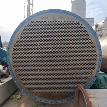 转让9成新1100平方二手钛材冷凝器一根