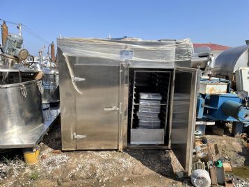 二手热风循环烘箱，24盘-128盘