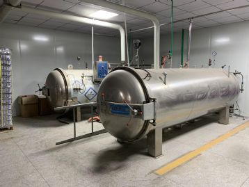 饮料厂使用的二手杀菌锅 2022-4